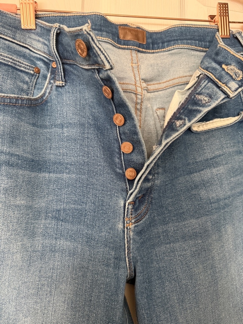 Mother The Tripper Ankle Fray in meet cute  Women’s Jeans - Picture 3 of 6